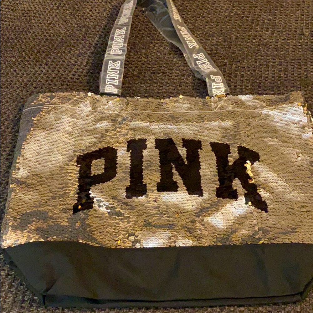 Pink sequin bag!
